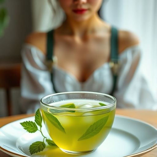 新茶饮品精致摆盘