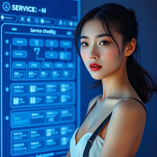 服务调度的技术系统界面