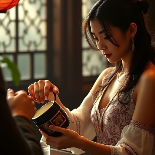 茶艺师为客户泡茶的细节