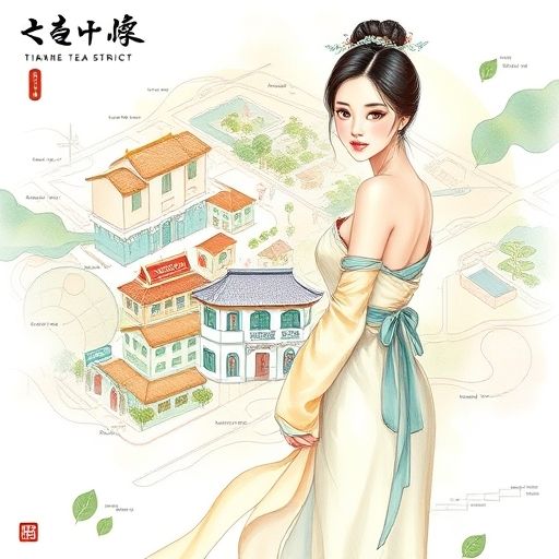 新茶空间分布示意图