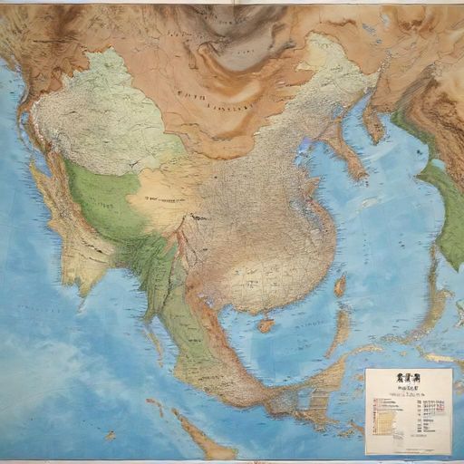 标注了深圳各区茶馆分布特点的地图示意图