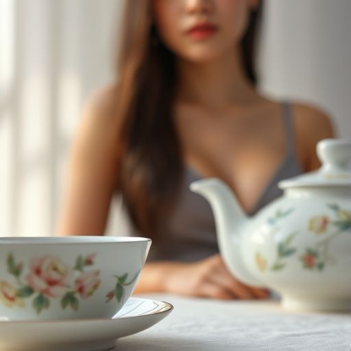 精致的茶杯与茶壶，细节满满，令人心动