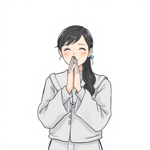 一杯冒着热气的茉莉花茶