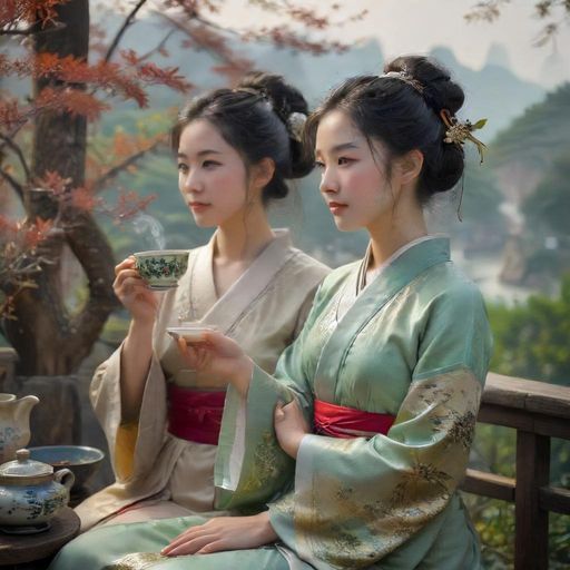 茶艺师优雅泡茶