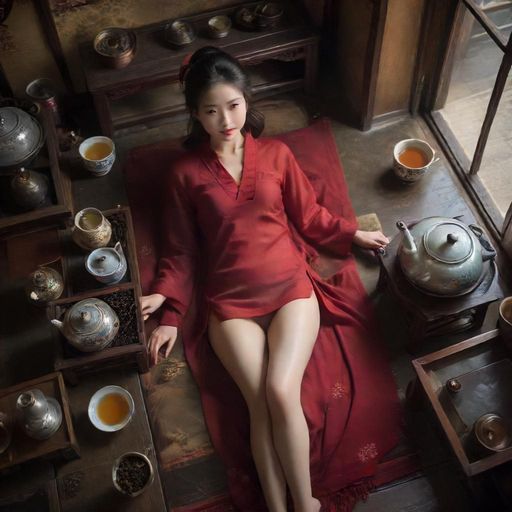 茶友们围坐品茶的温馨画面