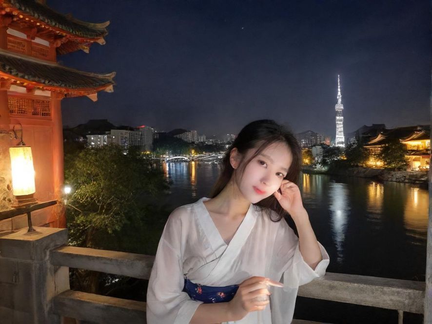 白云区夜场会所夜景外观展示