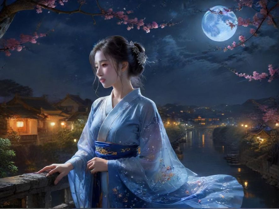 夜色下的休闲娱乐区