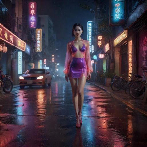东莞夜色街景