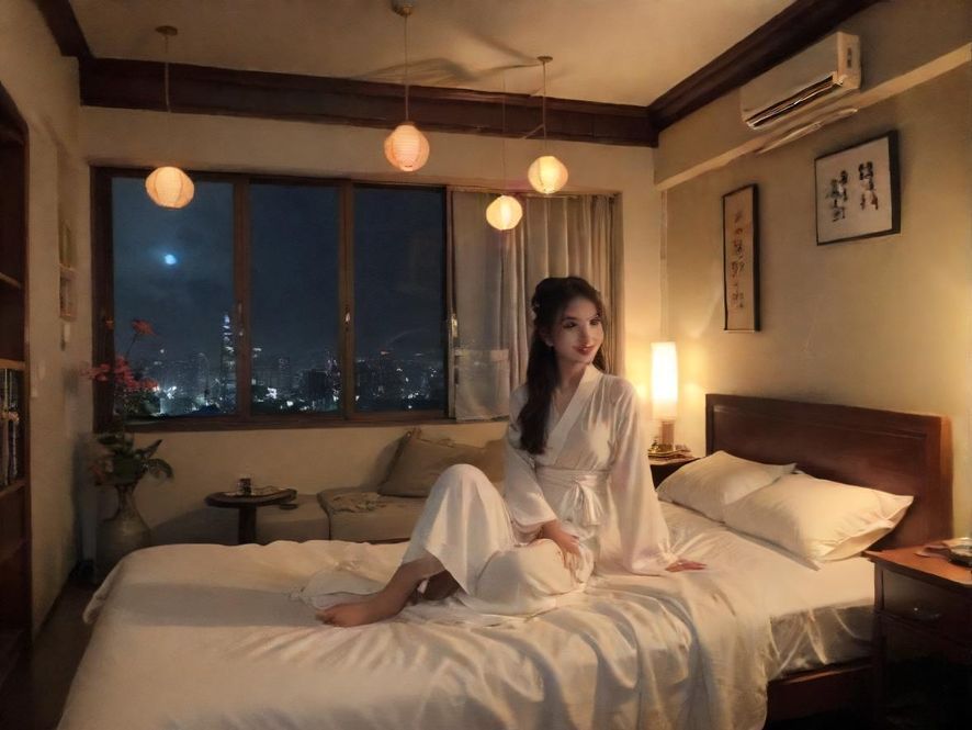 夜场桑拿会所室内温馨场景