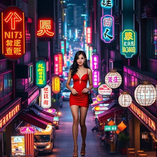 东莞夜场会所夜景全貌