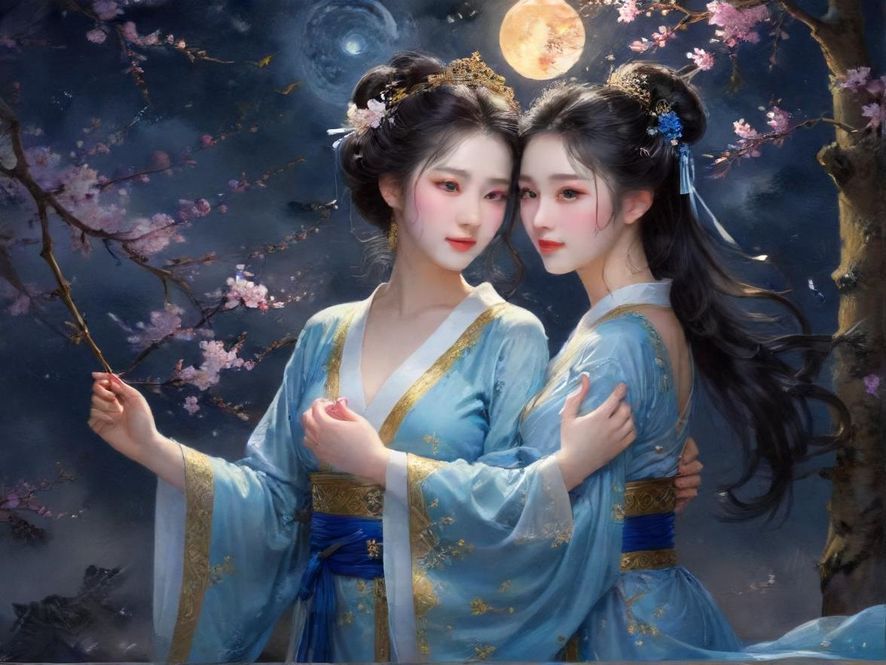 广州夜场灯光下的休闲区