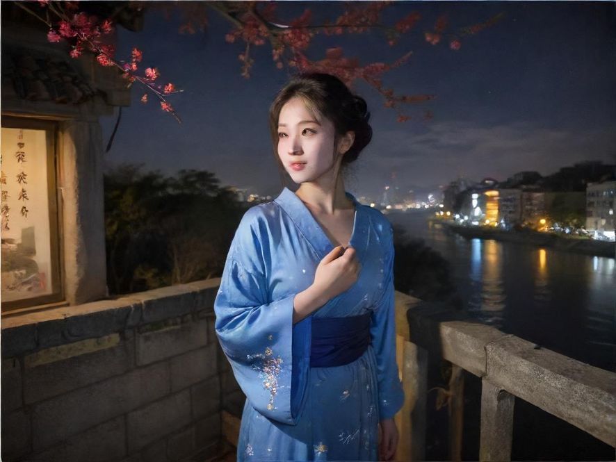 广州夜场霓虹灯街道