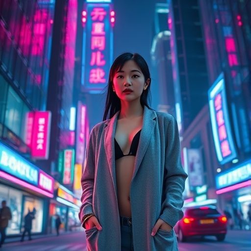 南京夜景街头