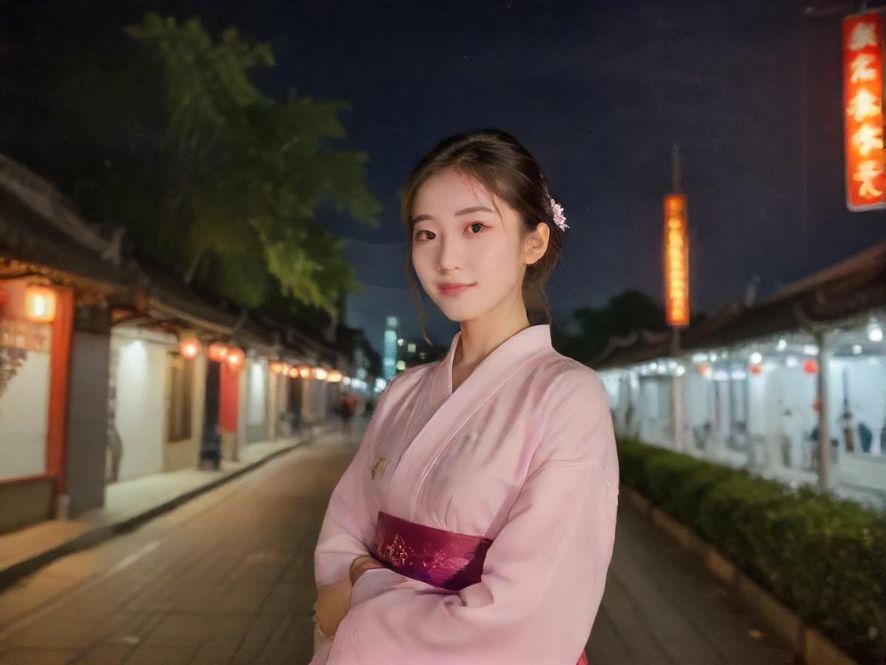 夜场高档会所门口实景