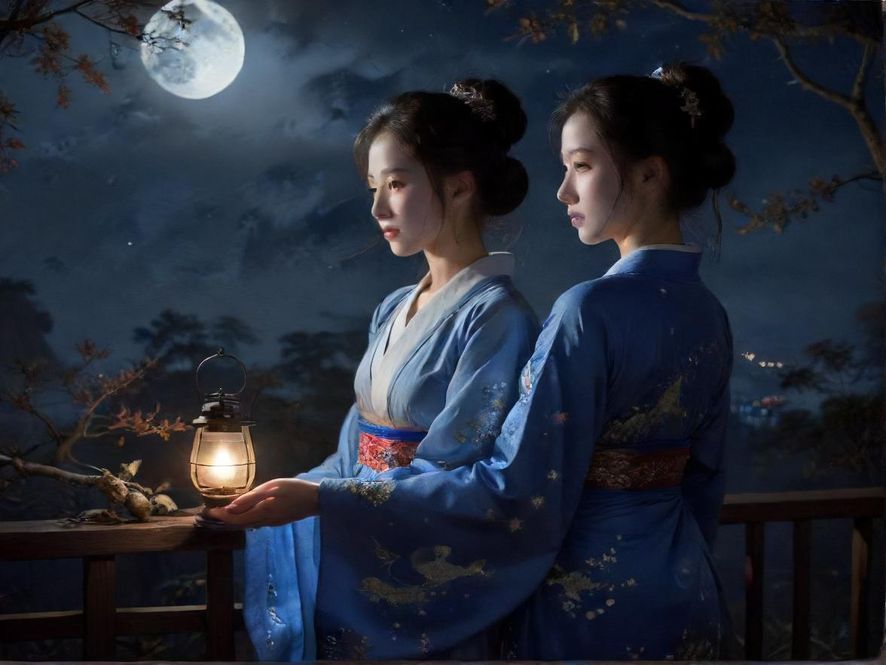 深圳夜生活街头霓虹场景