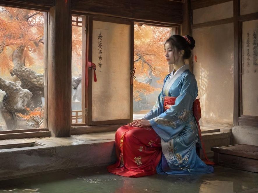 豪华水疗中心，室内全景，暖色调灯光，休闲区