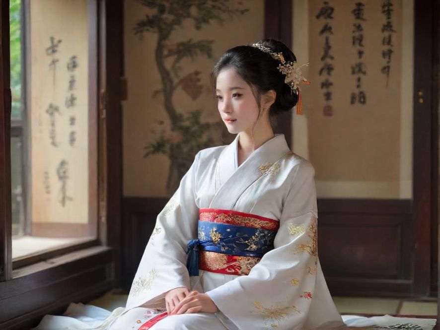 广州高端茶服务中的优雅女性