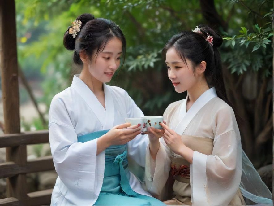广州隐藏茶社一角