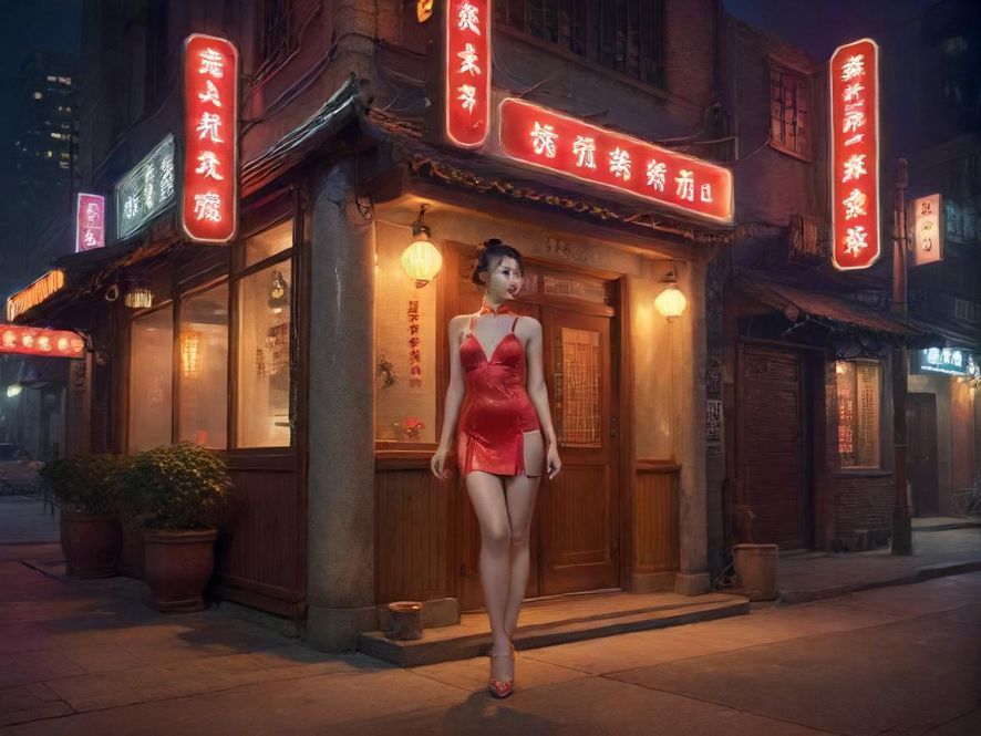 金城桑拿夜晚入口