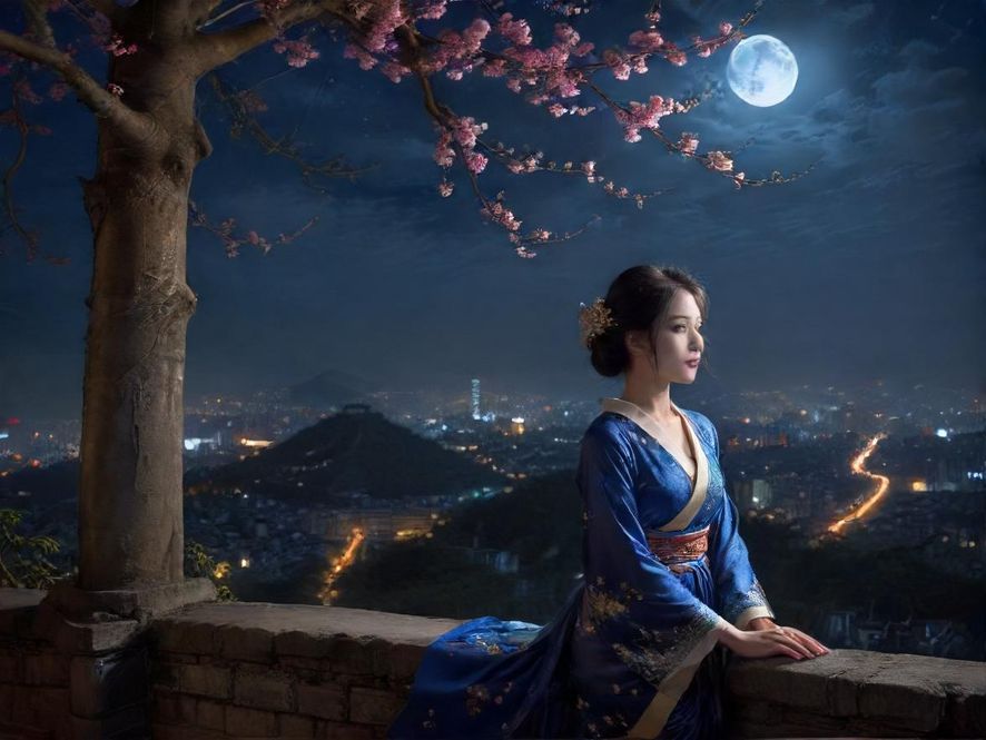 广州夜景中的休闲娱乐场所