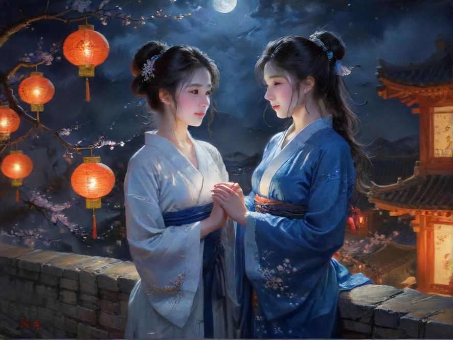 手机屏幕上显示搜索结果的插画