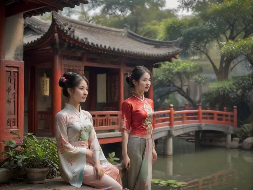 广东休闲场所意境图