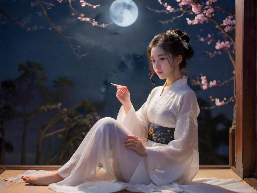 夜色下的会所入口，霓虹闪烁