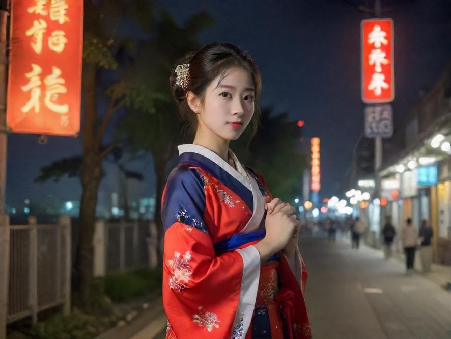 深圳福田夜景俯瞰