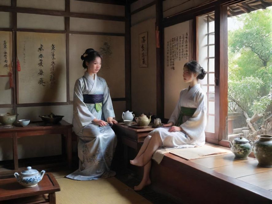 广州茶社内部温馨氛围
