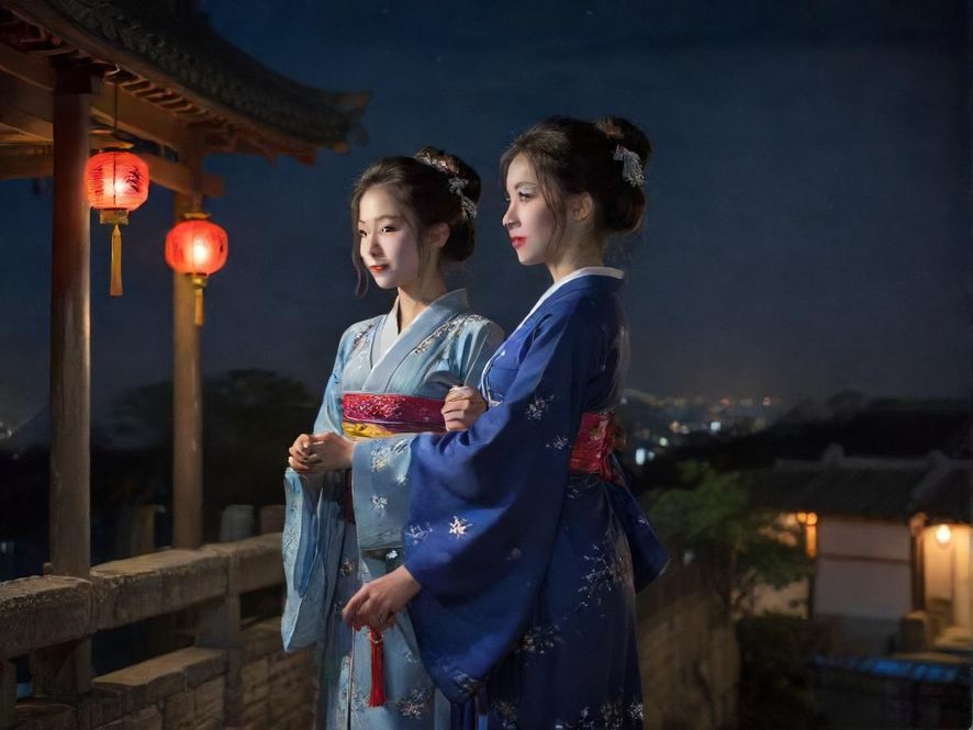 柳州绚烂的夜景