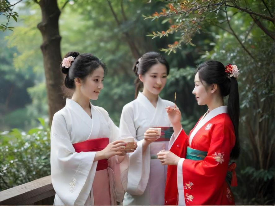 广州休闲会所内部茶道细节