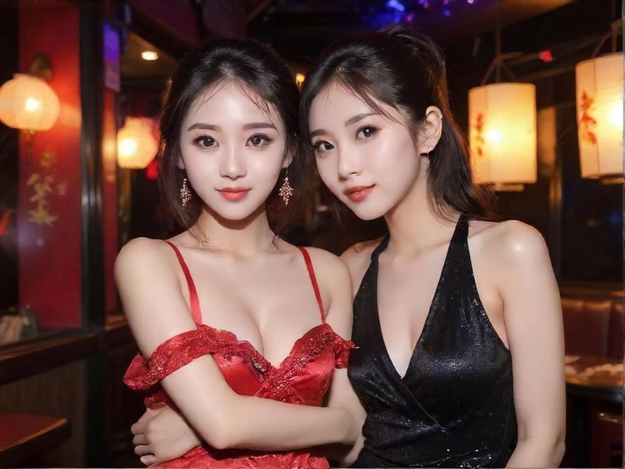 灯光迷离的夜场KTV包厢，充满放松与狂欢的氛围。