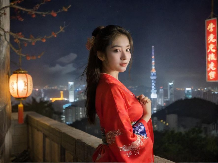 深圳城市夜景灯光