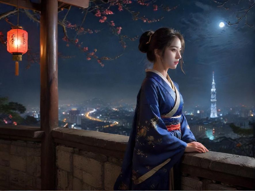 广州夜景下的高端休闲会所
