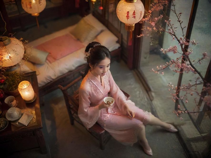 广州嫩茶会所温馨茶室场景