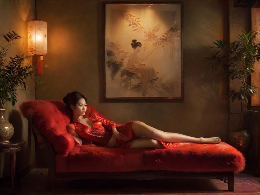 一个装修温馨舒适的私享会所内部场景