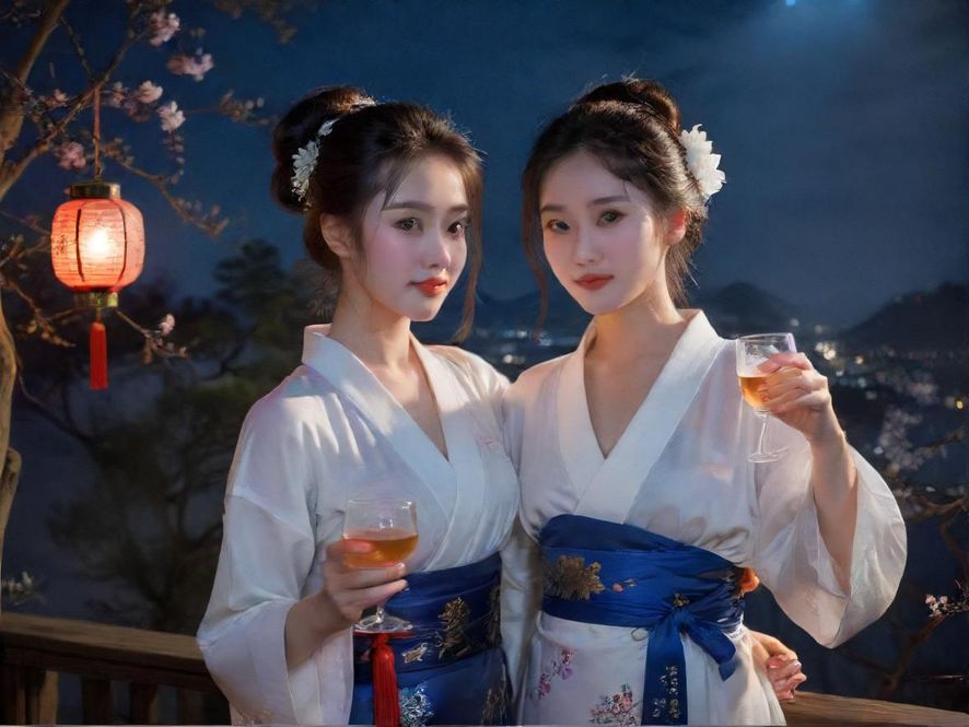 夜场酒吧热闹氛围展示