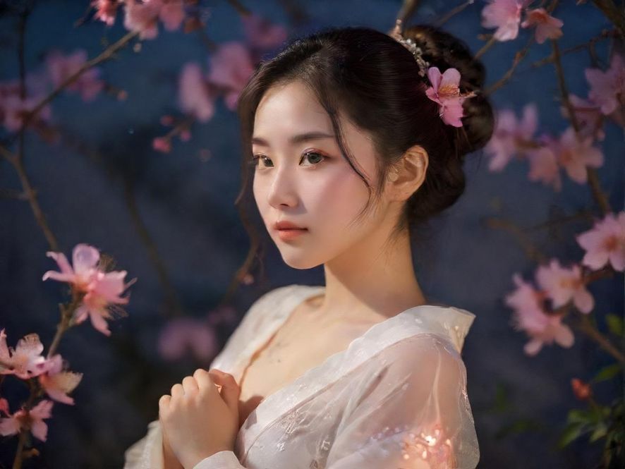 深圳佳丽百花丛夜场全景图
