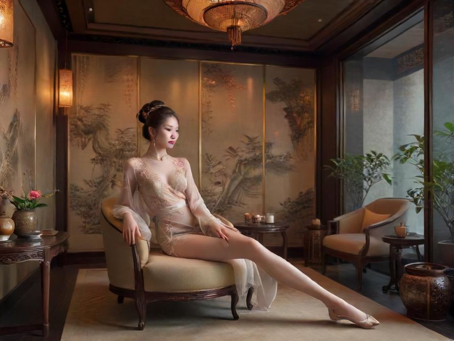 深圳罗湖茶艺会所的内部优雅环境