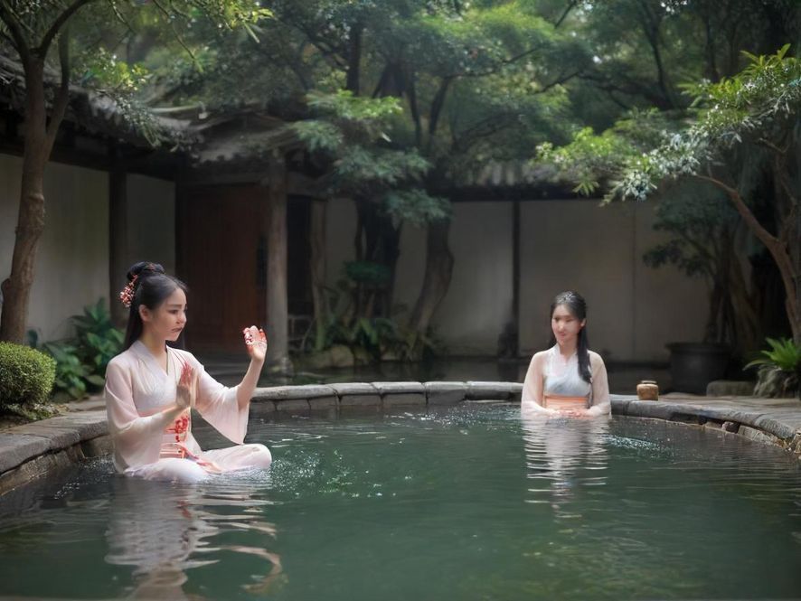 深圳某高端水会内部环境,宽敞明亮,装饰奢华,等待顾客光临