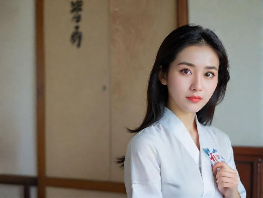 一位时尚女性在充满艺术气息的城市巷口,低头查看手机,仿佛正在一品香论坛qm上发现新的休闲去处。